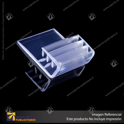 SOPORTE GRAFICA ADHESIVO 38*18 MM ESPESOR GRAFICA 1.5 MM