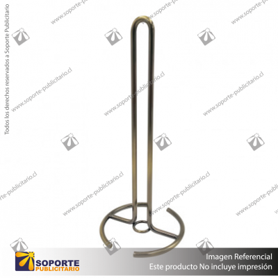 SOPORTE TOALLA DE PAPEL BRONCE ENVEJECIDO