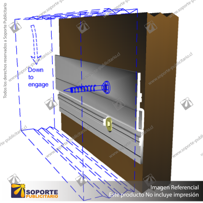SPLIT RAIL WALL HANGING SYSTEM