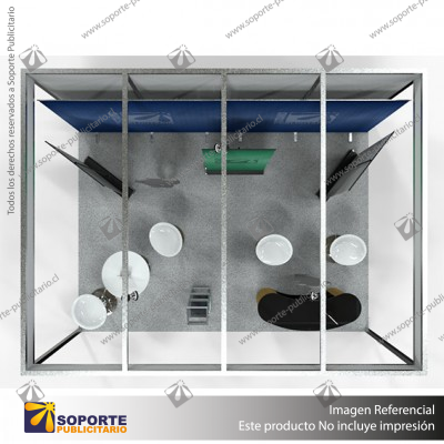STAND 1 PERIMETRAL 4*3 MTS EQUIP2
