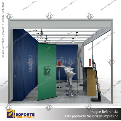 STAND 2 PERIMETRALES 6*3 MTS EQUIP4