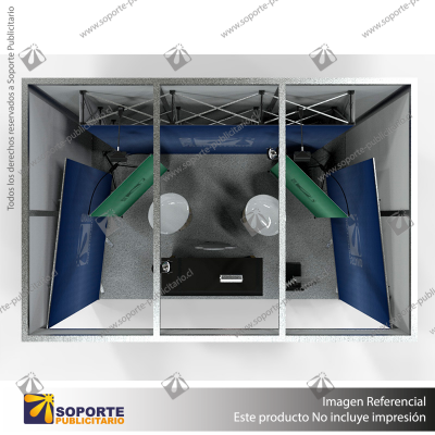 STAND 3 PERIMETRALES 3*2 MTS EQUIP4