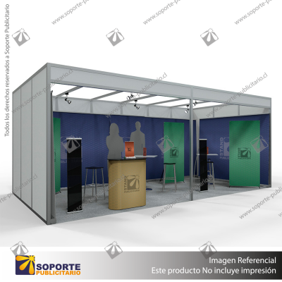 STAND 3 PERIMETRALES 6*3 MTS EQUIP1