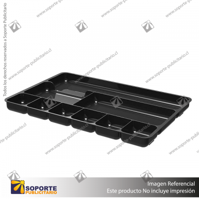 SUSTAINABLE OFFICE DRAWER ORGANIZER, BLACK