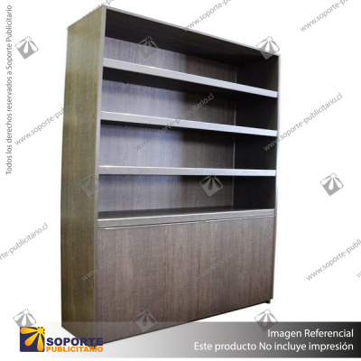 TALL CABINET - MELAMINE - 4 SHELVES COLOUR (1800MM HIGH)