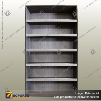 TALL CABINET - MELAMINE - 5 SHELVES WHITE (2200MM HIGH)