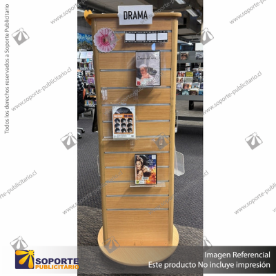 THREE-SIDED TRIANGULAR DISPLAY UNIT