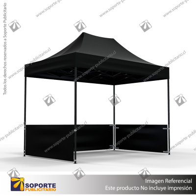 TOLDO PUBLICITARIO 2*3 MTS COLOR NEGRO
