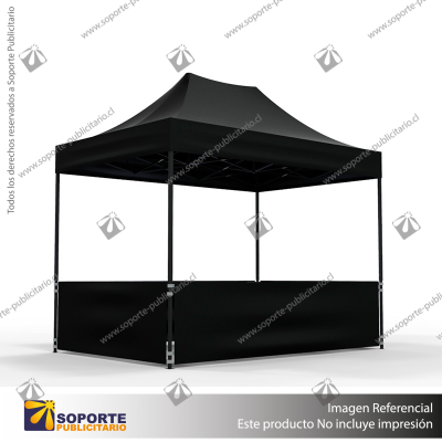 TOLDO PUBLICITARIO 2*3 MTS COLOR NEGRO