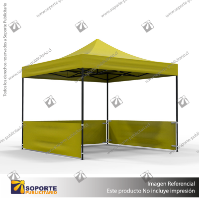 TOLDO PUBLICITARIO 3*3 MTS COLOR AMARILLO