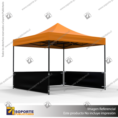 TOLDO PUBLICITARIO 3*3 MTS COLOR NARANJA