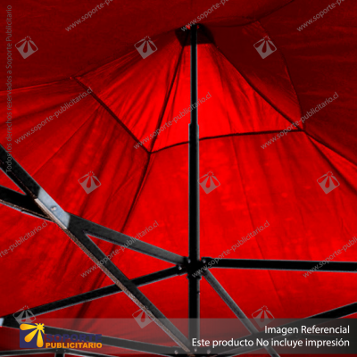 TOLDO PUBLICITARIO 3*4.5 MTS COLOR ROJO