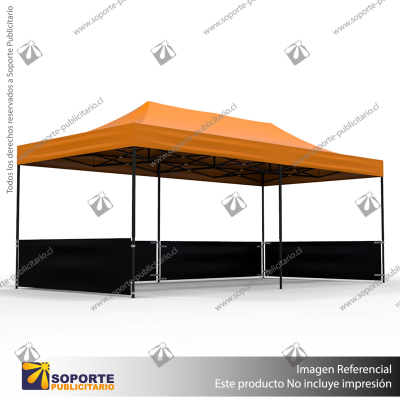 TOLDO PUBLICITARIO 3*6 MTS COLOR NARANJA