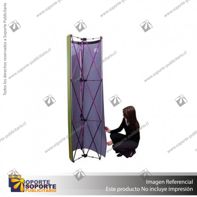 TOTEM PUBLICITARIO CILINDRICO 180*230 CMS