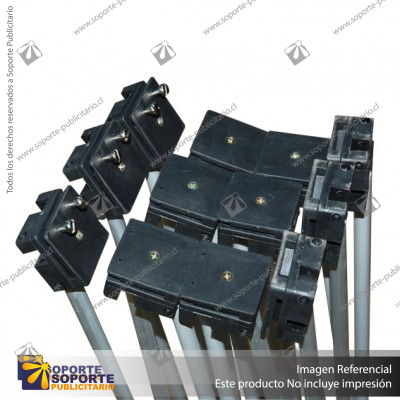 TOTEM PUBLICITARIO CILINDRICO 180*230 CMS