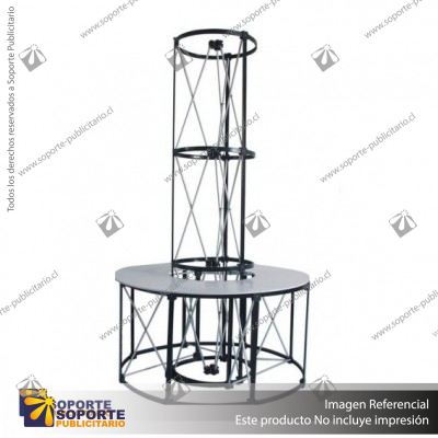 TOTEM PUBLICITARIO CILINDRICO 180*230 CMS