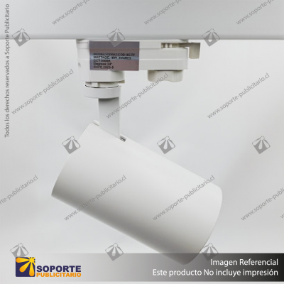 VERSALLES - FOCO LED TRACK LIGHT TRIFASICO COB 18W 3000K BLANCO 24