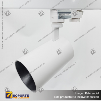 VERSALLES - FOCO LED TRACK LIGHT TRIFASICO COB 18W 4000K BLANCO 24