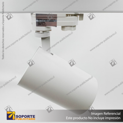 VERSALLES - FOCO LED TRACK LIGHT TRIFASICO COB 30W 3000K BLANCO 12