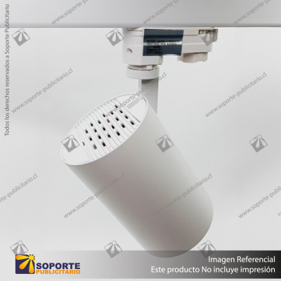 VERSALLES - FOCO LED TRACK LIGHT TRIFASICO COB 30W 3000K BLANCO 12