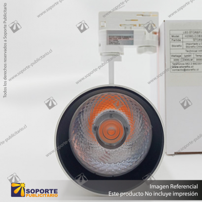 VERSALLES - FOCO LED TRACK LIGHT TRIFASICO COB 30W 3000K BLANCO 24