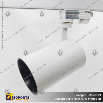 VERSALLES - FOCO LED TRACK LIGHT TRIFASICO COB 30W 3000K BLANCO 36