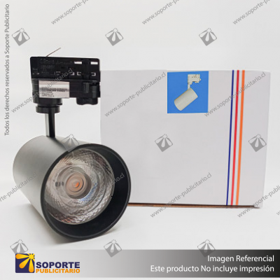 VERSALLES - FOCO LED TRACK LIGHT TRIFASICO COB 30W 3000K NEGRO 12