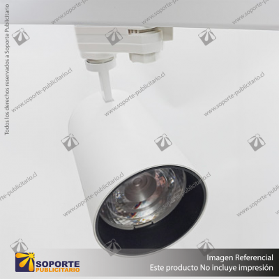 VERSALLES - FOCO LED TRACK LIGHT TRIFASICO COB 30W 4000K BLANCO 12