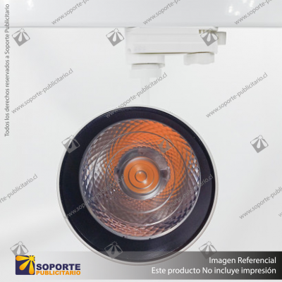 VERSALLES - FOCO LED TRACK LIGHT TRIFASICO COB 30W 4000K BLANCO 12