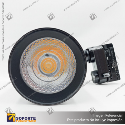 VERSALLES - FOCO LED TRACK LIGHT TRIFASICO COB 30W 4000K NEGRO 12