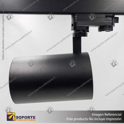 VERSALLES - FOCO LED TRACK LIGHT TRIFASICO COB 30W 4000K NEGRO 24
