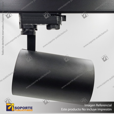 VERSALLES - FOCO LED TRACK LIGHT TRIFASICO COB 30W 4000K NEGRO 36