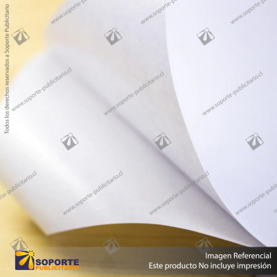 VINILO ADHESIVO BLANCO 100 MICRAS MATE 1.27*50 MTS