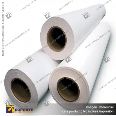 VINILO ADHESIVO BLANCO 100 MICRAS MATE 1.27*50 MTS