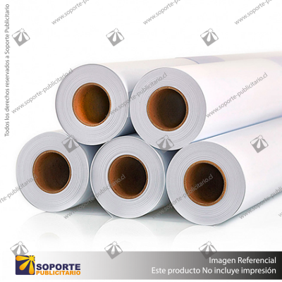 VINILO ADHESIVO BLANCO 75 MICRAS BRILLANTE 1.37*50 MTS