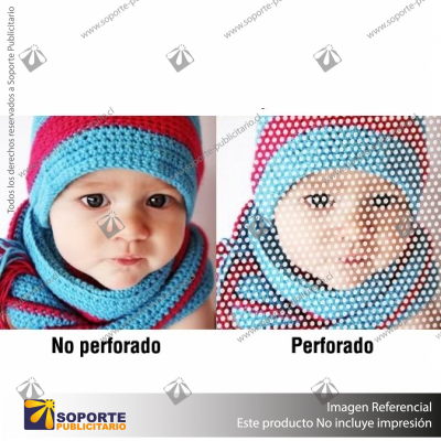 VINILO ADHESIVO BLANCO PERFORADO 140 MICRAS 1.52*50 MTS (WINDOWS VISION) (DI)