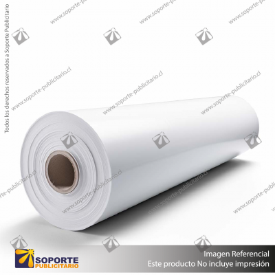 VINILO ADHESIVO DE IMPRESION BLANCO BRILLANTE SHAPESPLUS - ROLLO DE 1.07 MT X 50 MT