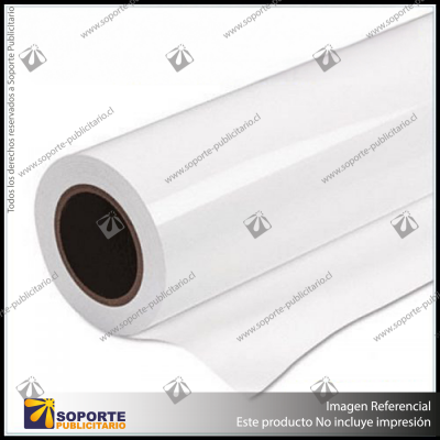 VINILO BLANCO IMPRESIóN ALTO TACK 0.80MIC/120GRS.