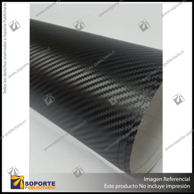 VINILO FIBRA DE CARBONO 3D