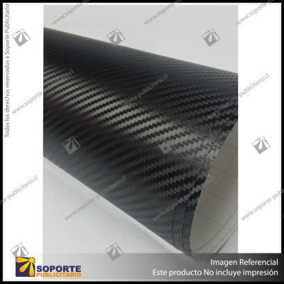 VINILO FIBRA DE CARBONO 3D