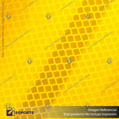 VINILO REFLECTANTE SHAPEPLUS GRADO INGENIERIA PRISMATICO AMARILLO 0,61 X 45,7