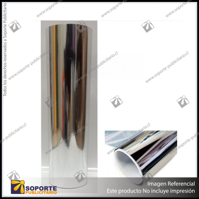 VINILO TIPO ESPEJADO PLATA / ORO