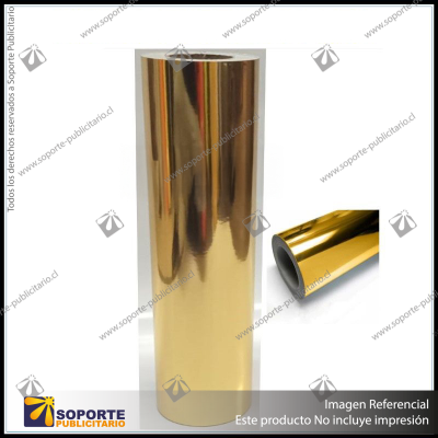 VINILO TIPO ESPEJADO PLATA / ORO
