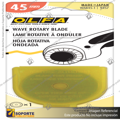 WAB45-1 STAINLESS STEEL WAVE BLADE, 1PK VARIATION: DEFAULT TITLE