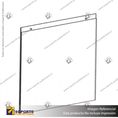 WALL MOUNT SIGN HOLDER (PORTRAIT) A3 CLEAR