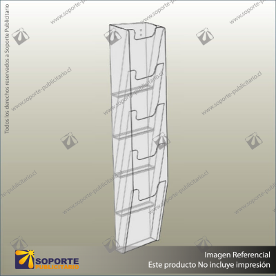 WALL-MOUNTED MAGAZINE DISPLAY RACK