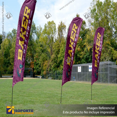 MASTIL CURVO VELA PRO 320*80 CMS (340 CMS) PARA BANDERA PUBLICITARIA (C30)