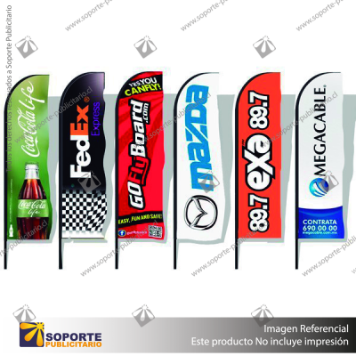 MASTIL CURVO VELA PRO 320*80 CMS (340 CMS) PARA BANDERA PUBLICITARIA (C30)