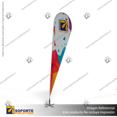 MASTIL CURVO VELA PRO 320*80 CMS (340 CMS) PARA BANDERA PUBLICITARIA (C30)