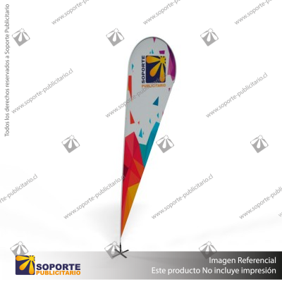 MASTIL CURVO VELA PRO 420*90 CMS (440 CMS) PARA BANDERA PUBLICITARIA (C40)